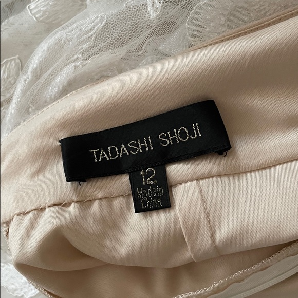 Tadashi Shoji Bridal Cecilia Lace Bridal Gown Dress Sz.12 - Picture 14 of 16